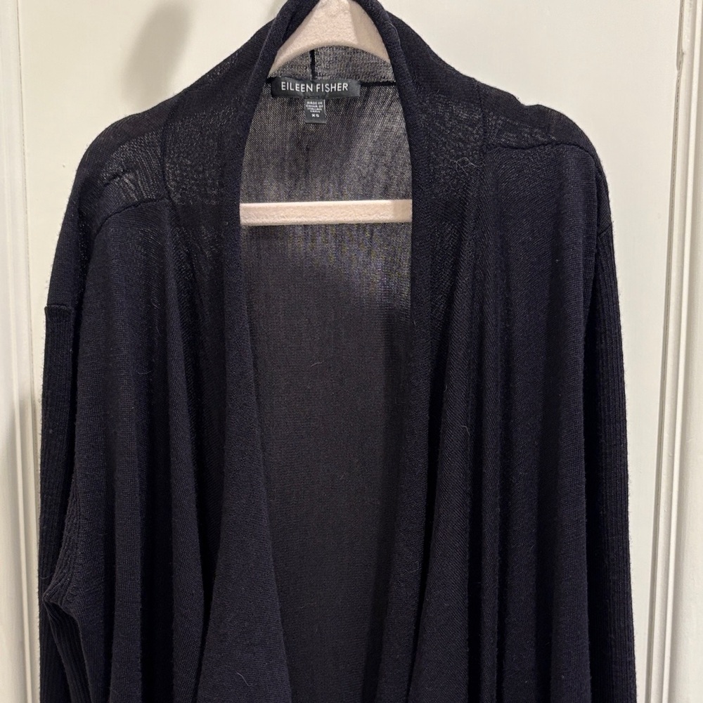Eileen Fisher Elegant Navy Cardigan
